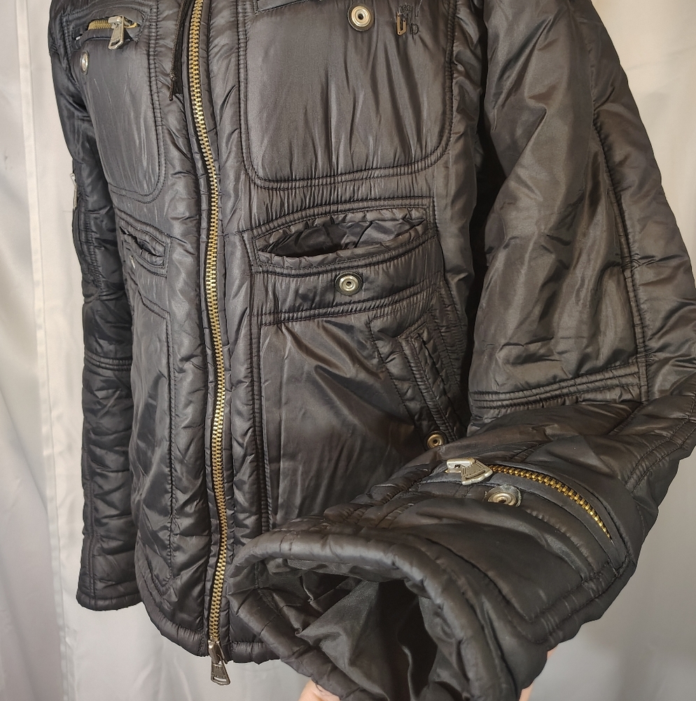 Diesel Light Weight Jacket, Nordstrom's Women ,ZipUp, Black, Zip Pckts, XXL - Picture 11 of 16